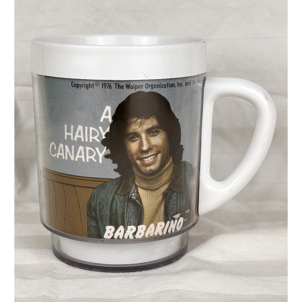 VTG 1976 Travolta Welcome Back Kotter Mug Cup Barbarino The Sweathogs